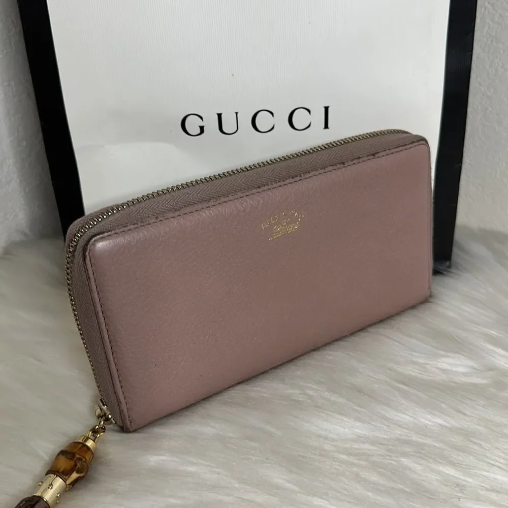 💯Authentic Gucci Zipped Around Long Wallet🍀 - Picture 6 of 14